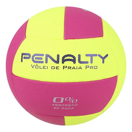 Bola De Volei De Praia Penalty Pro X Amarelo/Roxa