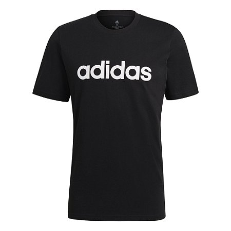 Camiseta Adidas Essentials Linear Preto Masculino