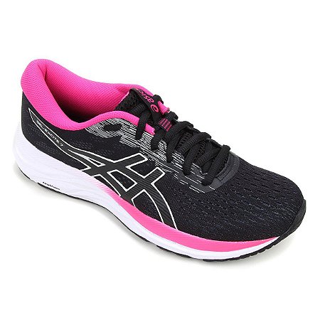 Tenis Asics Gel Excite 7 Preto/Rosa Feminino