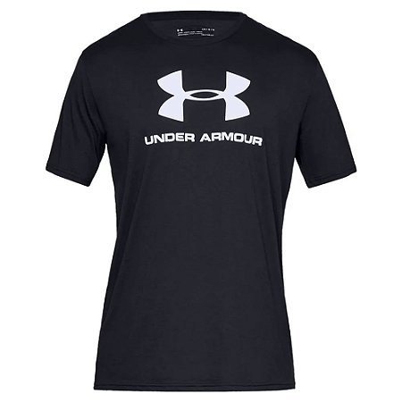 Camiseta Under Armour Sportstyle Logo Ss Preto Masculino