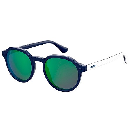 Óculos de Sol Havaianas Ubatuba Azul/Branco Lente Verde