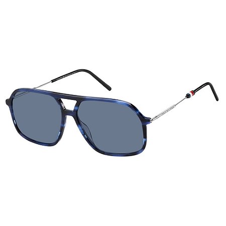 Óculos de Sol Solar Tommy Hilfiger 1645S Azul e Preto