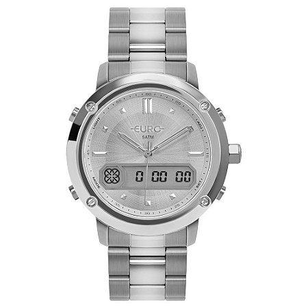 Relógio Euro Feminino  Prata AnaDigital EUBJ3890AC4F