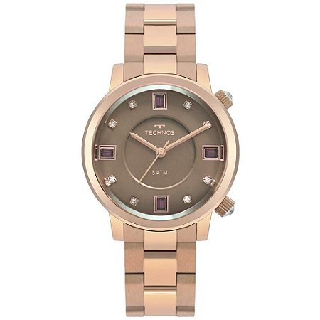 Relógio Technos Feminino  Rose Analógico 2039BV4M