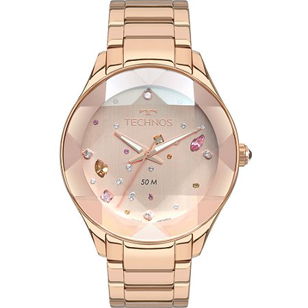 Relógio Technos Feminino Crystal Rose Analógico 2039CA4T