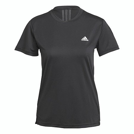 Camiseta Adidas Essentials 3s Preto Feminino