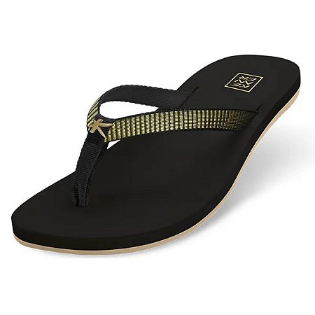 Sandália Kenner Kyra Slim Glam Preto Feminina