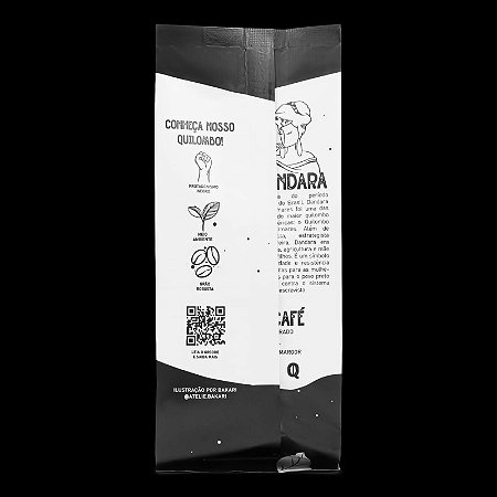CAFÉ QUILOMBO RAINHA  DANDARA TORRADO E MOÍDO - 250G