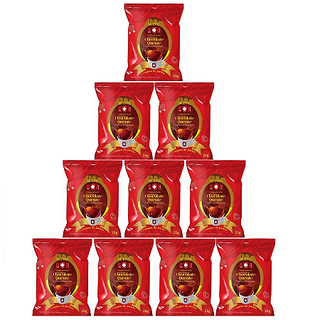 KIT CHOCOLATE QUENTE CREMOSO SUISSE - 10 MONODOSES DE 25G
