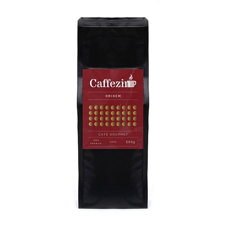 CAFÉ GOURMET ORIGEM - TORRADO EM GRÃOS - CAFFEZIN - 500G