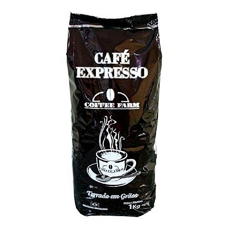 CAFÉ TORRADO EM GRÃOS - COFFEE FARM - EXTRAFORTE 1KG