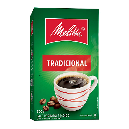 CAFÉ MELITTA TORRADO E MOÍDO TRADICIONAL PACOTE 500G