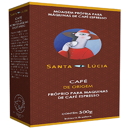 CAFÉ SANTA LÚCIA ORIGEM GOURMET TORRADO E MOÍDO 500G