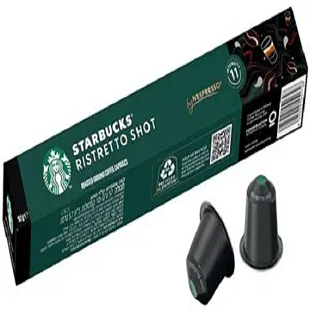 Café em Cápsula Starbucks Ristretto Shot by Nespresso - 10 cápsulas