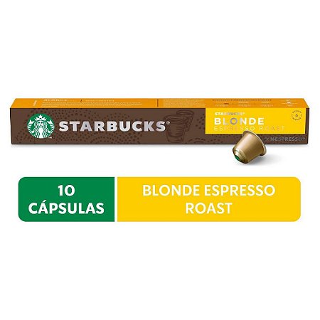 CAFÉ STARBUCKS NESPRESSO BLONDE ESPRESSO ROAST - 10CAPS