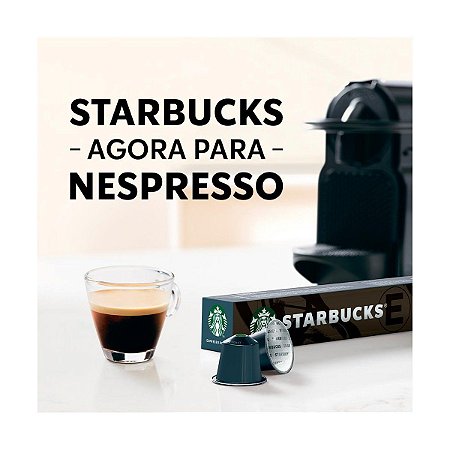 CAFÉ ESPRESSO ROAST NESPRESSO STARBUCKS 10 CAPSULAS