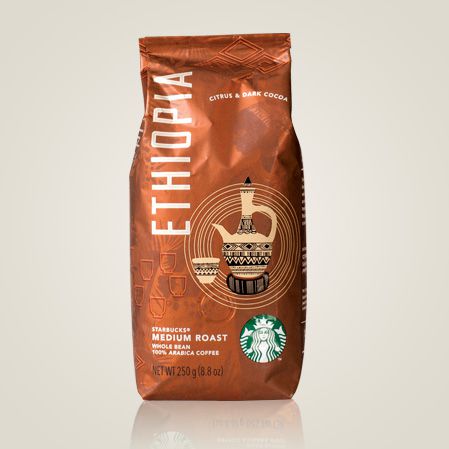 Ethiopia, café en grains de Starbucks