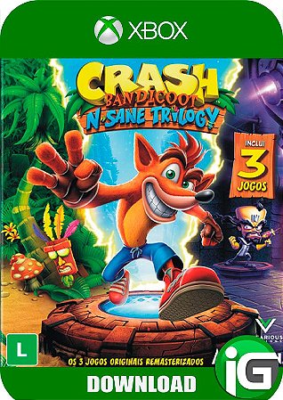 is crash bandicoot on xbox one