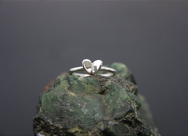 ANEL CORAÇÃO MOVIMENTO SÓ PRATA PRATA