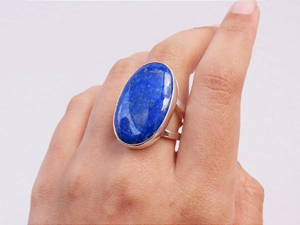 ANEL CAIXA COM LÁPIS LAZULI