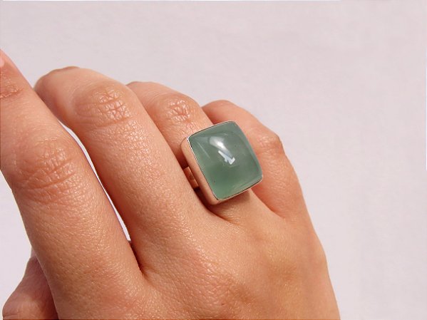 ANEL CAIXA ÁGUA MARINHA ÁGUA MARINHA