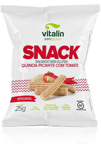 Snack Quinoa Picante com Tomate Vitalin 25g