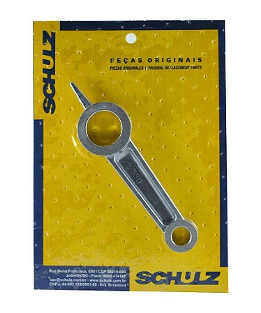 BIELA EM ALUMINIO DO COMPRESSOR DE AR CSA 8,2 PRATIC AIR SCHULZ 709.1960/AT