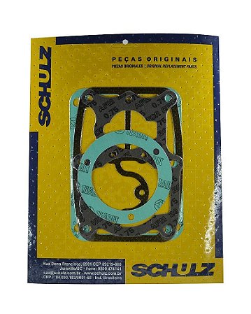 JOGO DE JUNTAS COMPLETO COMPRESSOR CSL20BR BRAVO SCHULZ 830.1088-0/NA