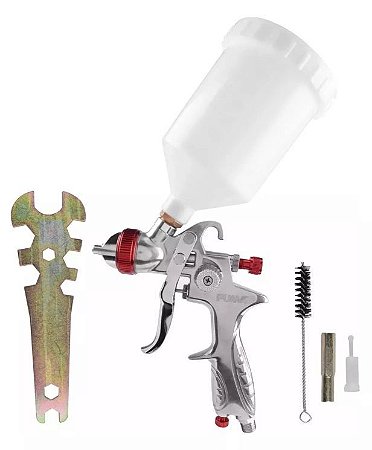 PISTOLA DE PINTURA GRAVIDADE HVLP 2.0MM CANECA 600ML AS887P PUMA
