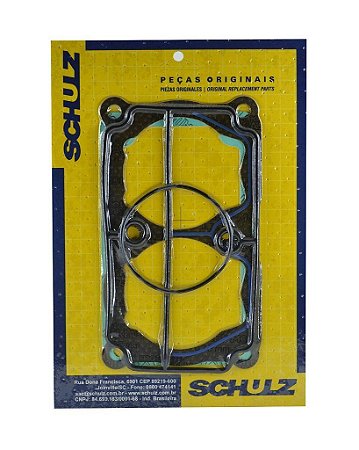 JOGO JUNTAS COMPLETO COMPRESSOR SCHULZ CSL18/20 830.1225-0/NA/AT