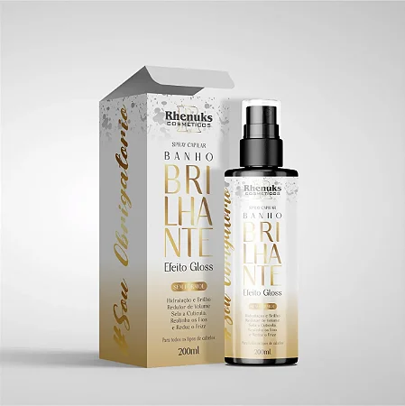 Spray Capilar Banho Brilhante- Rhenuks