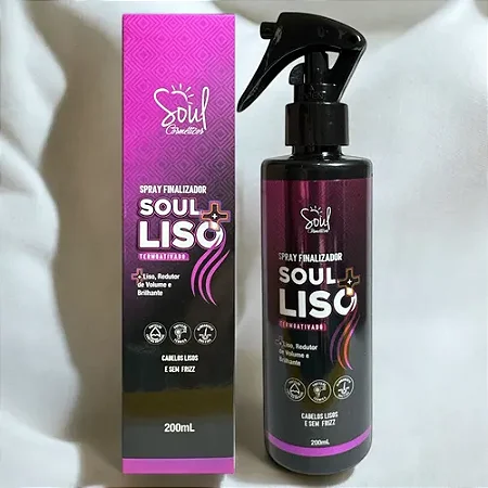 Spray Finalizador Capilar Soul + Liso- Soul