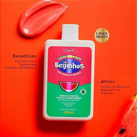 Loção Hidratante Beijinhos Melancia- BelKit