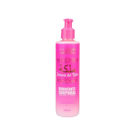 Hidratante Corporal Miss Care Miss Rôse Fragrância Árabe Deusa do Nilo