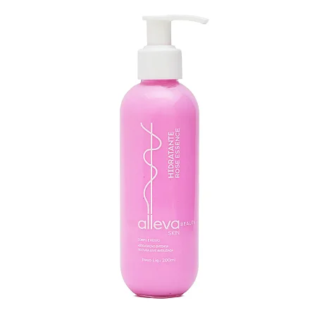 Hidratante Corpo e Rosto Rose Essence Alleva