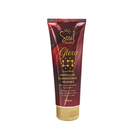 Hidratante Iluminador Glow Red Soul Cosméticos
