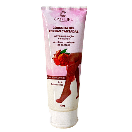 Cúrcuma Gel Pernas Cansadas- Cap Life