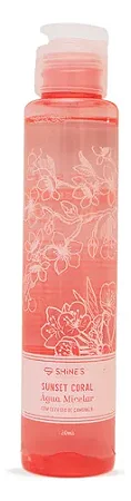 Água Micelar Sunset Coral Extrato de Camomila Shines