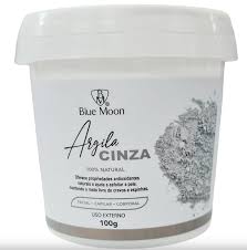 Argila Cinza Facial, Capilar e Corporal 100% Natural Blue Moon
