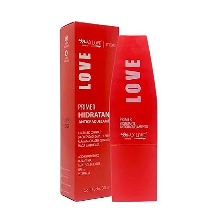 Primer Hidratante Anticraquelamento da Max Love