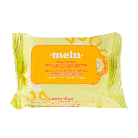 Lenço Facial Removedor de Maquiagem da Melu