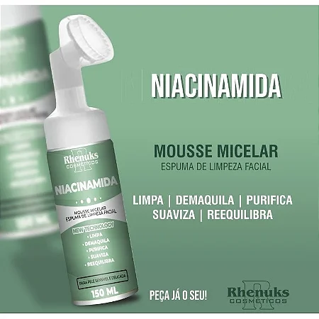 Mousse Micelar Niacinamida Rhenuks