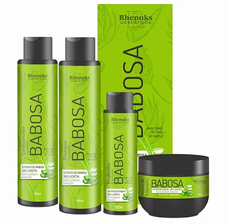 Kit Capilar Babosa Uso Diário Rhenuks