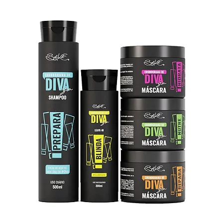 Kit Cronograma Capilar De Diva - Belkit