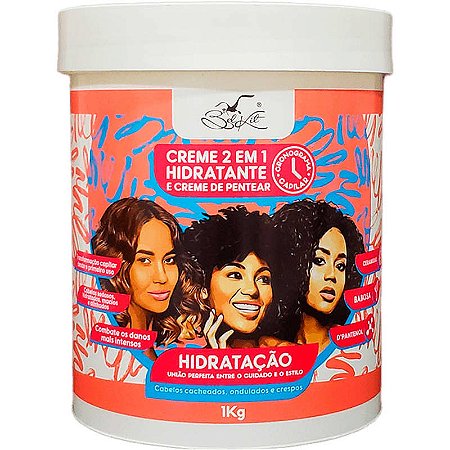 Creme 2 em 1 Hidratação - Creme de Pentear 1Kg Belkit
