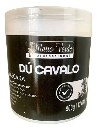 Máscara Para Crescimento Capilar Dú Cavalo Matto Verde