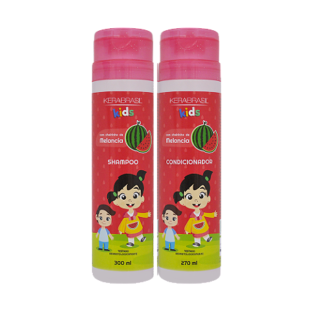Linha infantil da Kerabrasil Kids com cheirinho de melancia