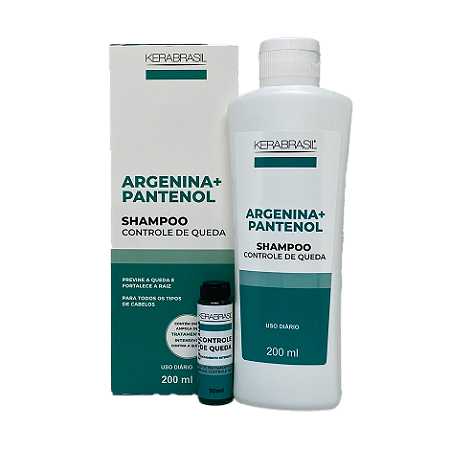 Shampoo Argenina + Pantenol Kerabrasil Controle de Queda