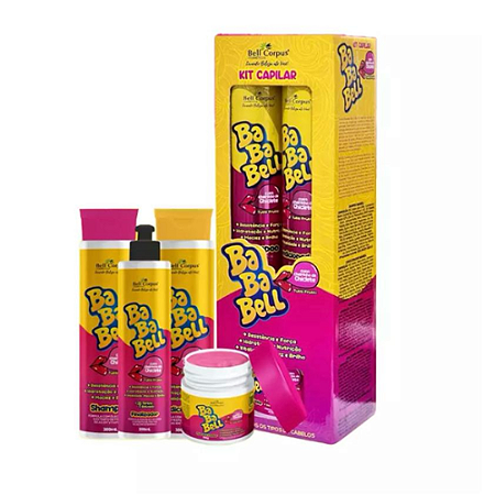 Kit Capilar Bababell Tutti Frut Bell Corpus
