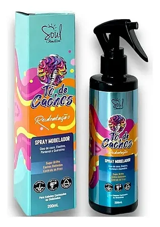 Spray Modelador Tô de Cachos 200ml Soul Cosméticos